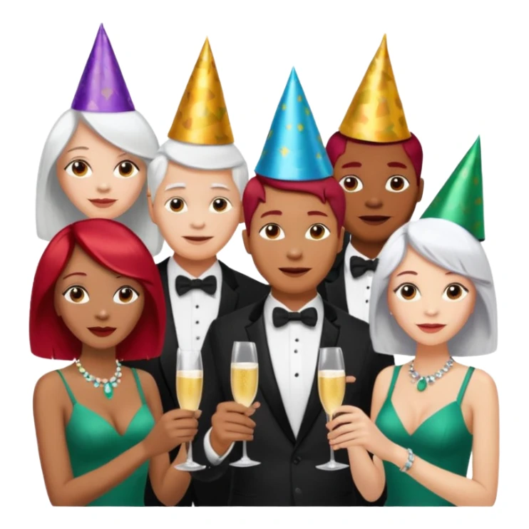 alright, but make the one in the middle light skin (caucasic) with white hear. The one on the left be redheaded (caucasic) and the one on the right be african sticker