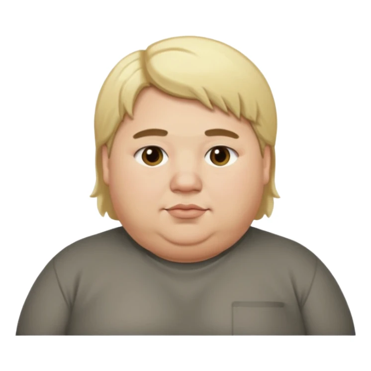 ash Trevino is a fat girl with blonde hair  sticker