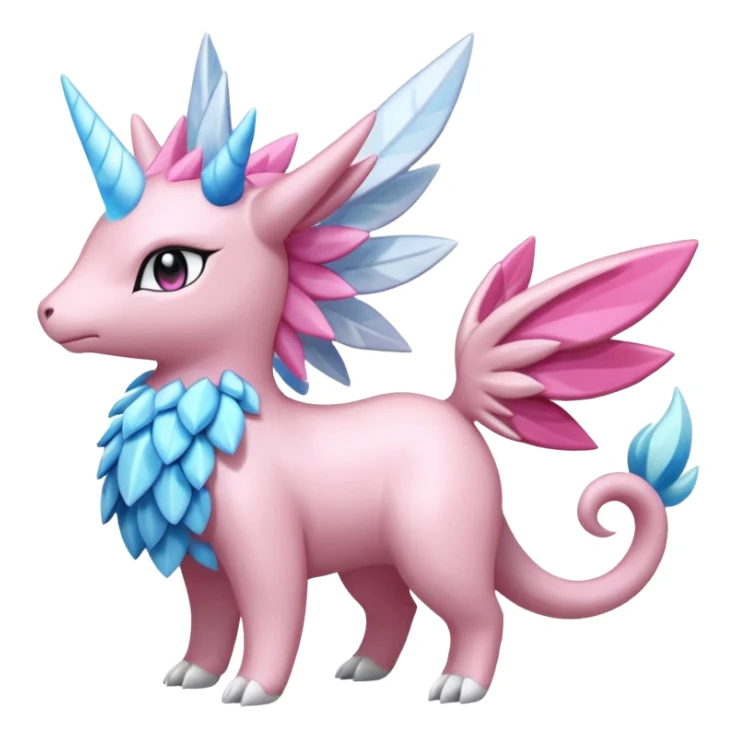 Diancie-Palkia-Amaura-Aurorus-aesthetic-fusion sticker