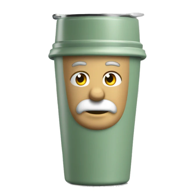 Sage green Stanley tumbler cup  sticker