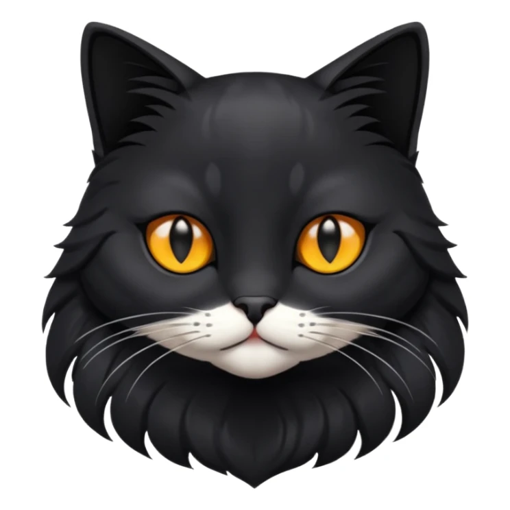 Solin wäre ein Kater mit nachtschwarzem, glänzendem Fell, kräftig gebaut und zugleich von seltener Eleganz. Sein Blick – tief und warm – scheint in die Seele zu führen, während seine Bewegung lautlos ist wie ein Schatten, der sich still an die Seite schmiegt.ihn nichts auf der Welt erschüttern. sticker