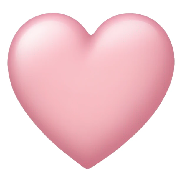 Light pink heart sticker
