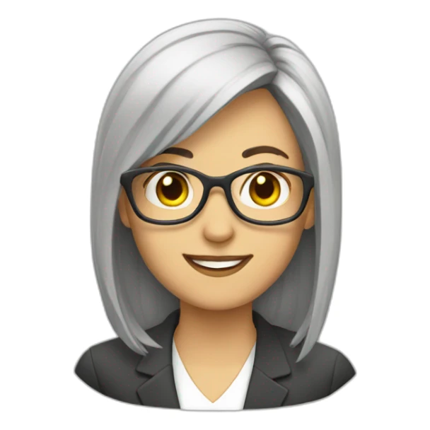 Teacher without glasses sticker