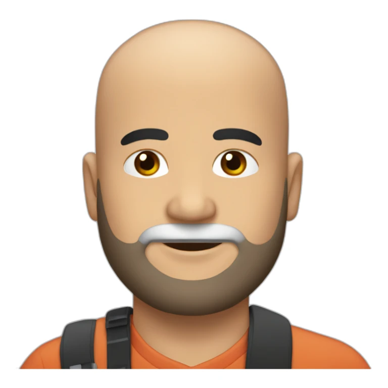 Juan Antonio Almazán bald with white beard sticker