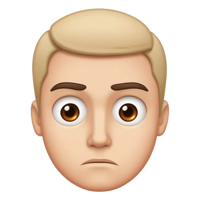 face with raised eyebrow skeptical reaction to John Brown's raid sticker