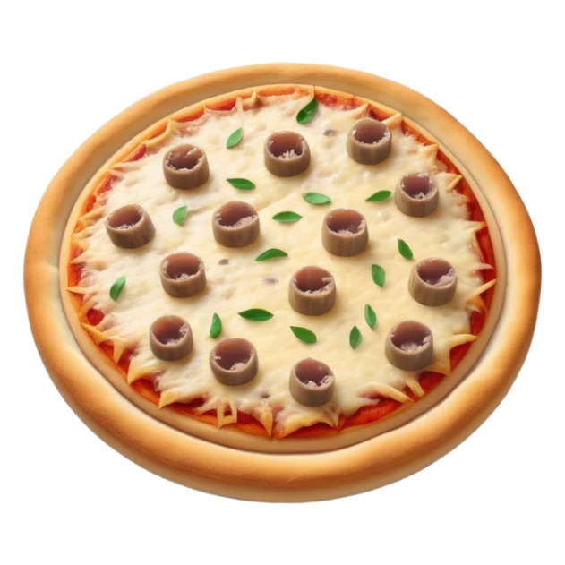 Mini tuna pizza sticker