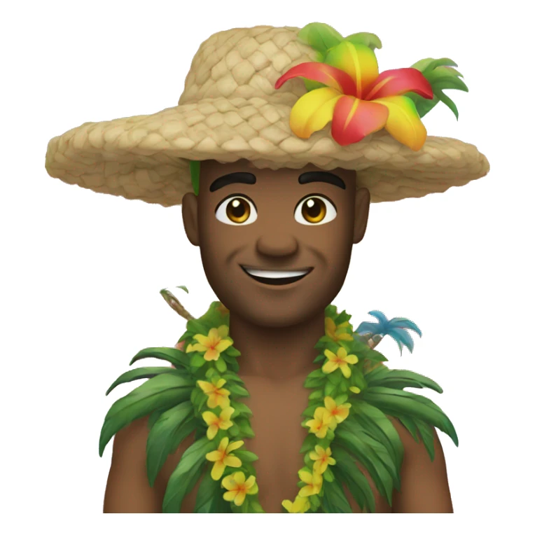 Hawaii id with the rainbow. With a god  sticker