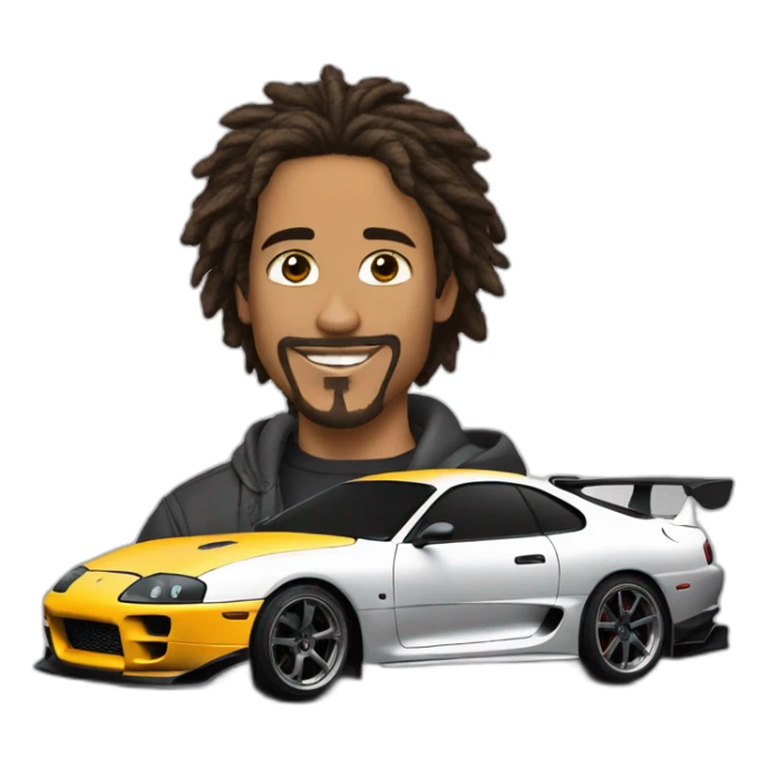 Supra MK4 de fast and furious sticker