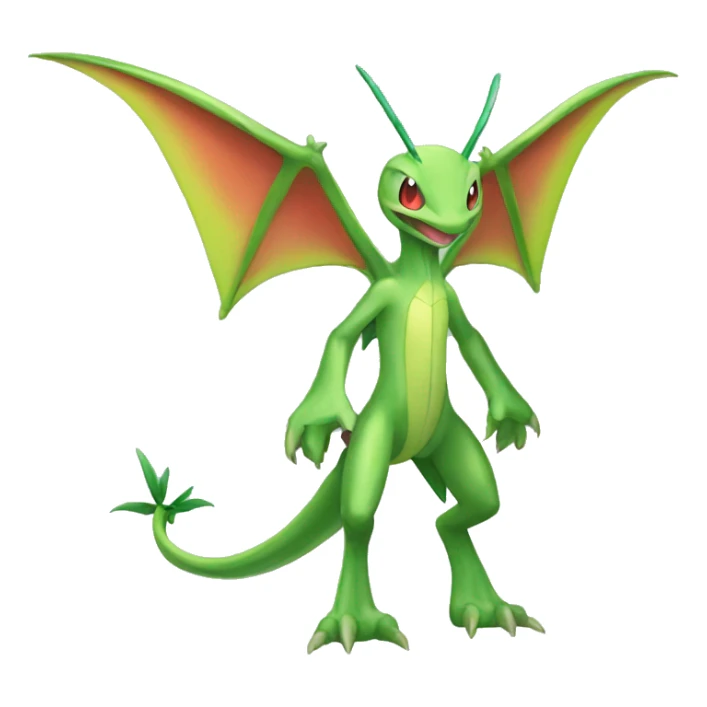 Full body shiny cl Flygon-Scyther-grovyle sticker