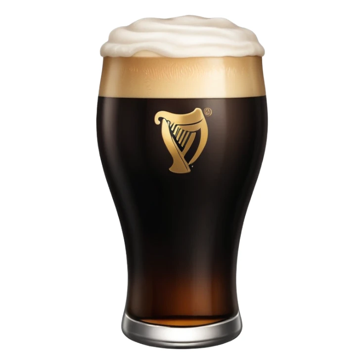 Pint of Guinness sticker