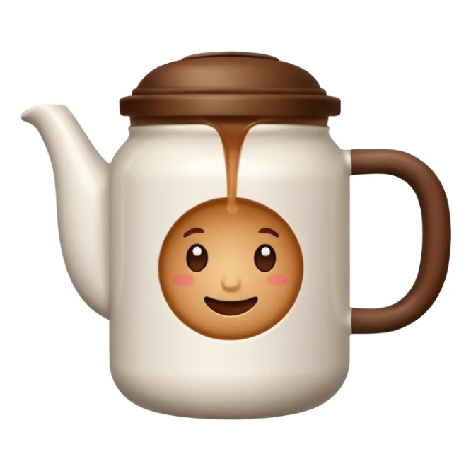 Cup of coffee white in a bottle white sticker