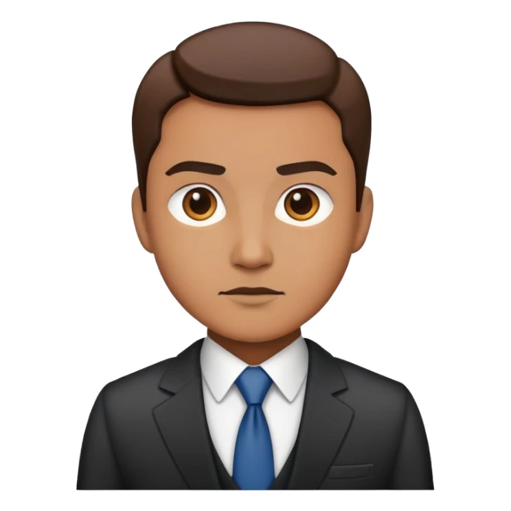 director businessconfidently wears smart business attire sticker