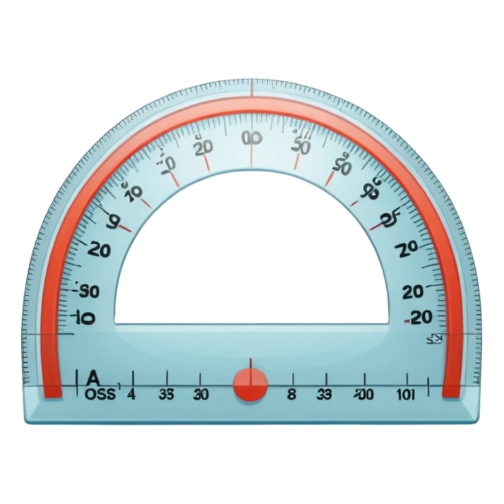 "📏" This emoji is for ruler. Then make an emoji for protractor. Which is real emoji type like the given emoji...no make protractor  sticker