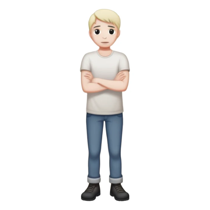 Ein haufen mehl pulver mit einem junkie der davor steht sticker