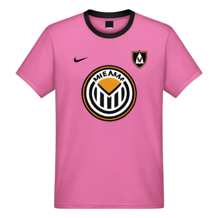 Una remera del Inter de Miami rosa sticker