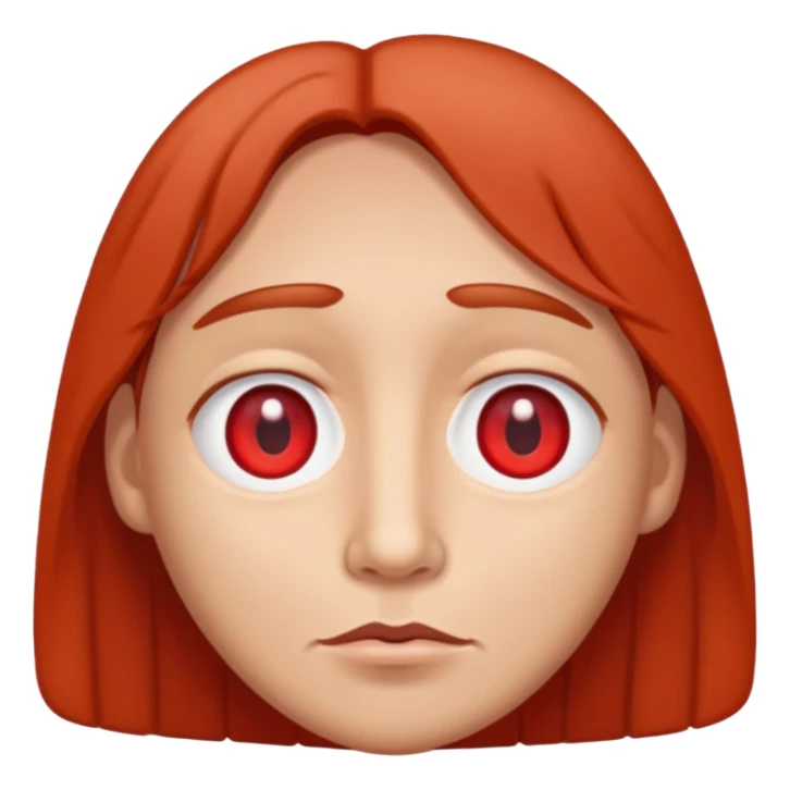 Dude that's real high with red eyes droopy eyes cheeks and Chong style sticker