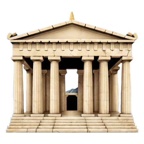 The Greek Temple sticker