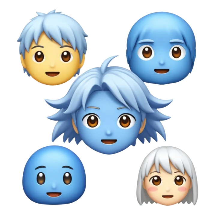 Create emoji pack for telegram with anime Nazo no Kanojo X sticker