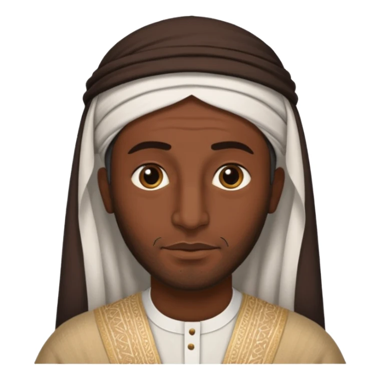 Arabic man says asalmau aliukum sticker