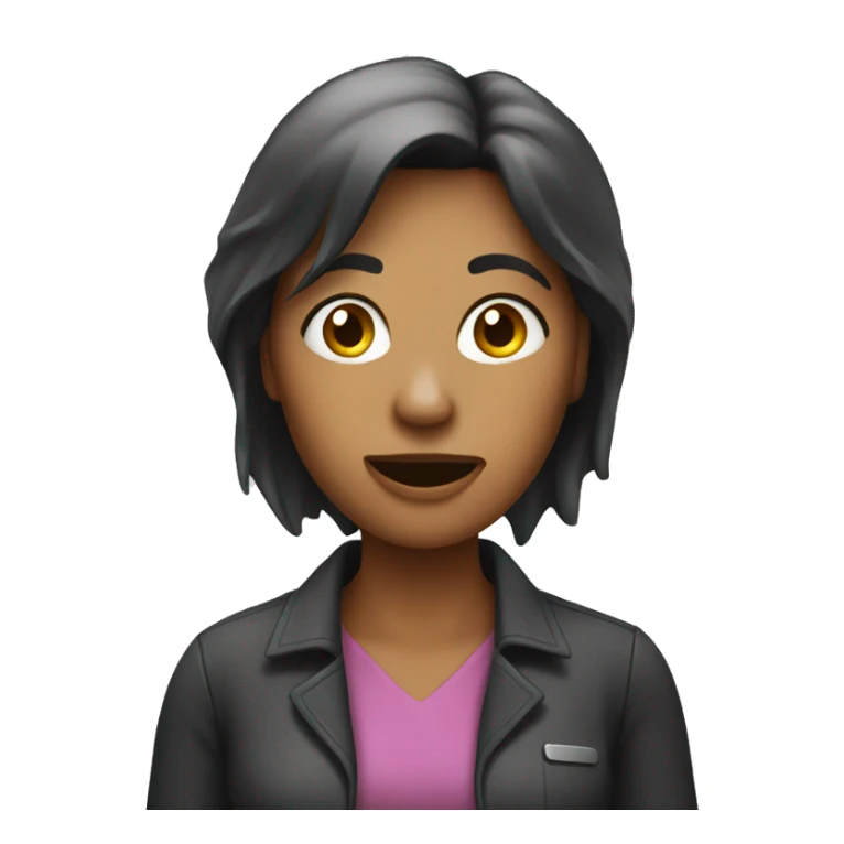 Woman with phone, bogger sticker