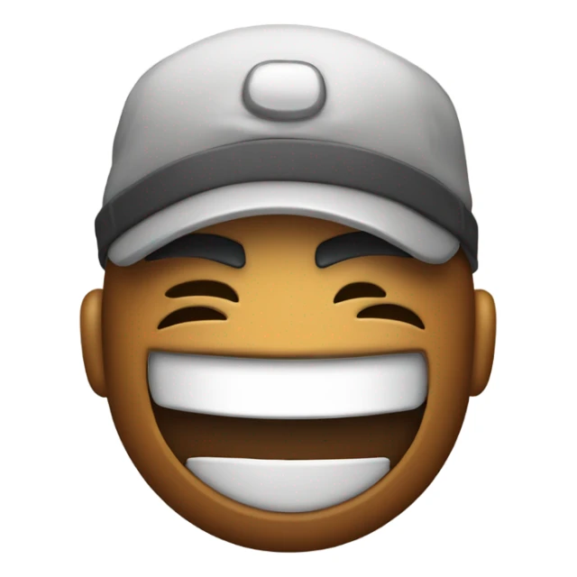 emoticon with smirking face wearing propeller hat doing rizzler pose sticker