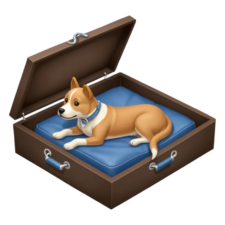 Goals:
1) Isometric view
2) Physically realistic portrayed in a way that would be expected to the average person
3) Avoid anything that could be considered offensive, even 2%

---
Now generate an image to represent a list to buy items for a dog. Items include: 1 Kennel,1 bowl, 1 bed, 1 leash, etc sticker