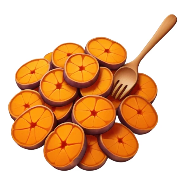Plate of candied yams  sticker
