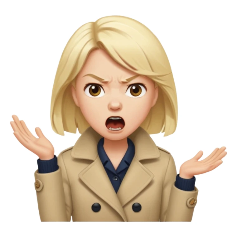 a karen mom yelling at somebody that wont take their dog out sticker