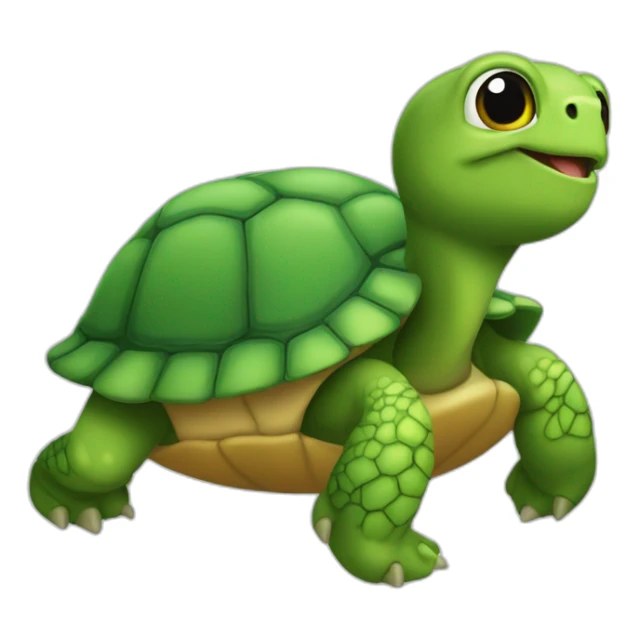 Tortue sur un lièvre sticker