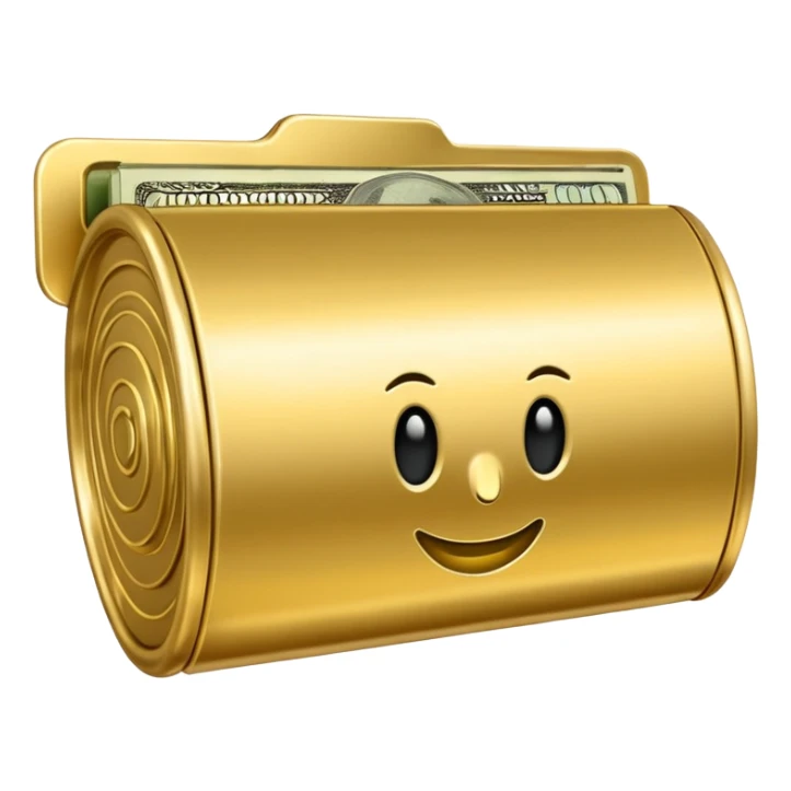 ordner mit der aufschrift "€100k" sticker