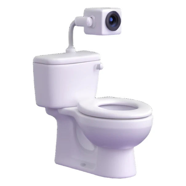toilet with camera on head, skibidi toilet cameraman sticker
