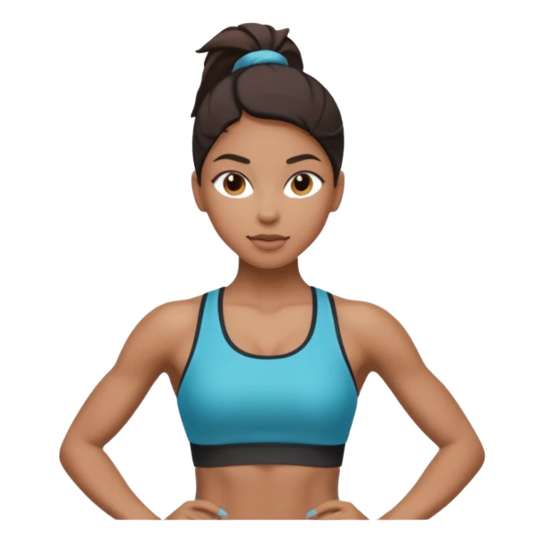 fitness woman sticker