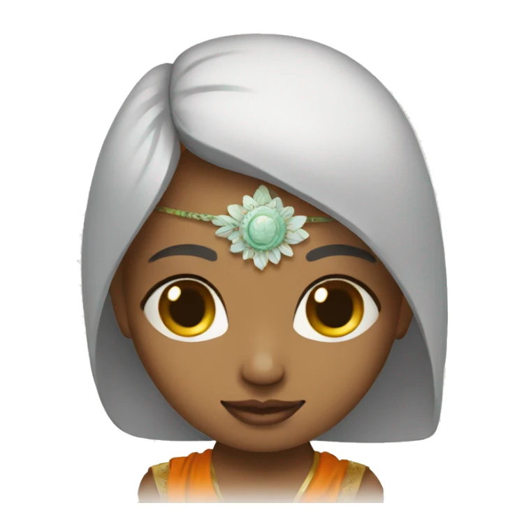 Prayer woman Hindu sticker