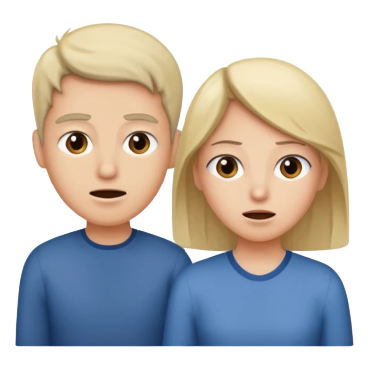 one person interrupting when the other person is speaking sticker