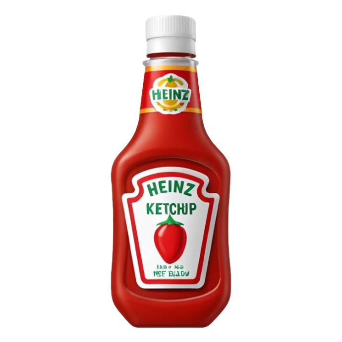 One Heinz Ketchup Sachets 10ml sticker