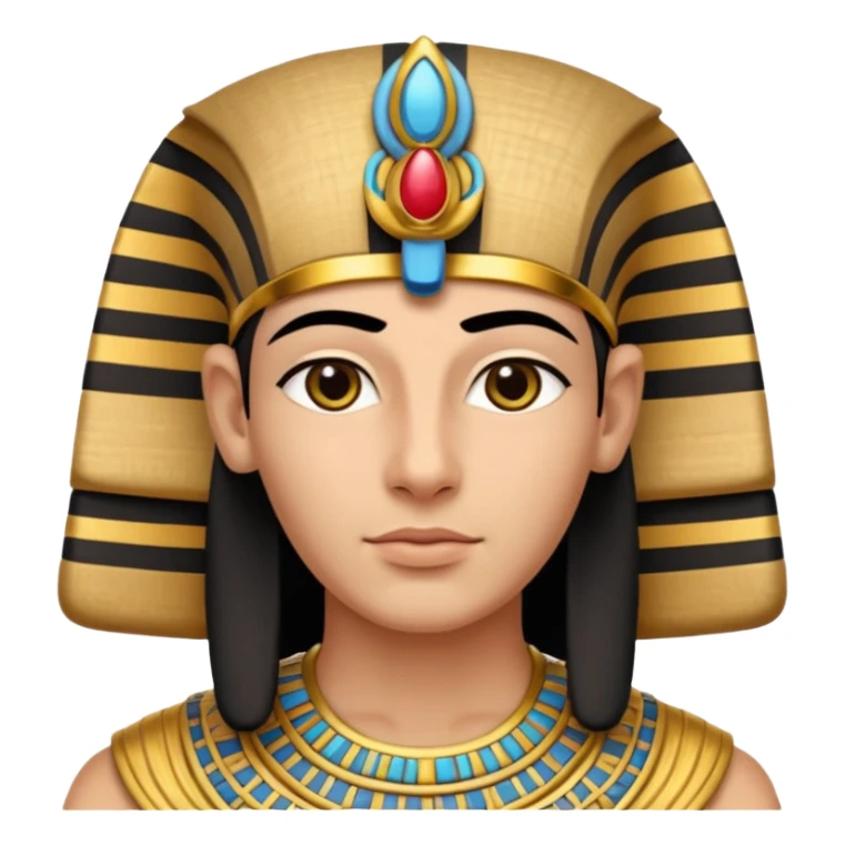 una ciudadana del antiguo egipto con piel blanca sticker