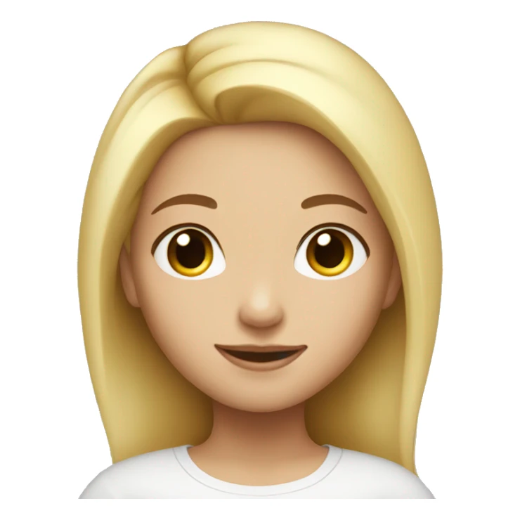 Cute girls blonde  sticker