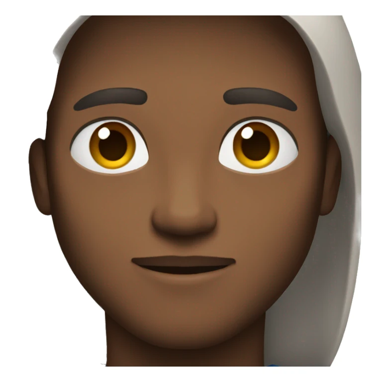 Men blue eyes brown hair sticker