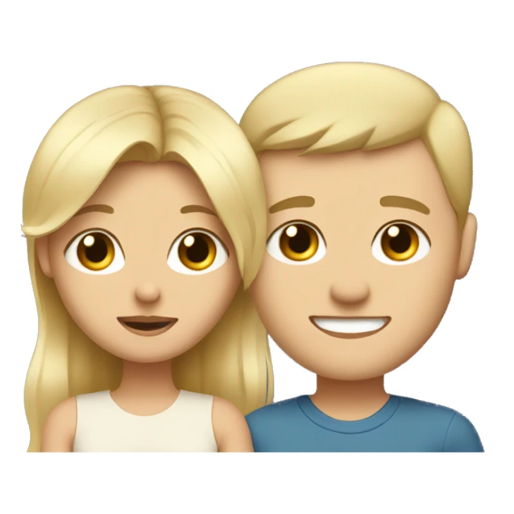 Blonde mom and brunette dad and blonde baby boy sticker