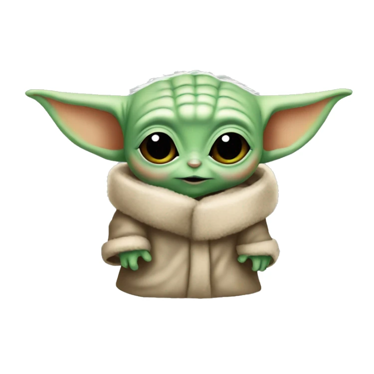 Baby Yoda Christmas ￼ sticker