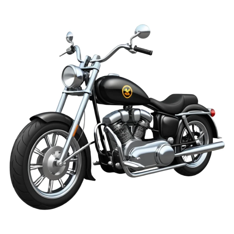 Tandem axle motorcycle (two wheels one in front of the other) sticker