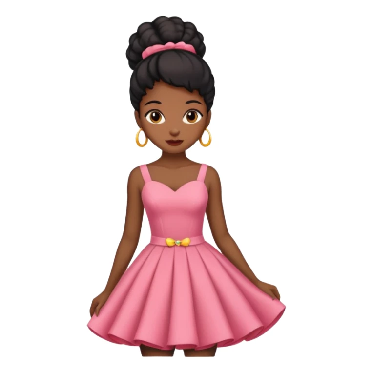 Coquette black girl sticker