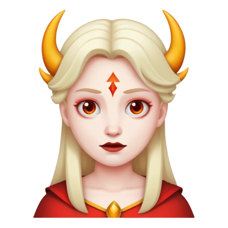 Mix of 👹 and 😇 sticker