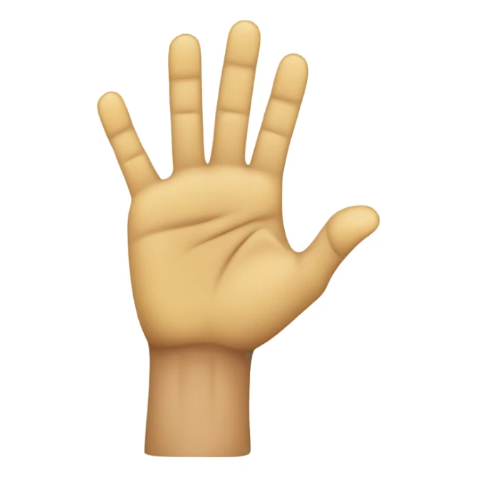 index finger hand yellow emoji sticker