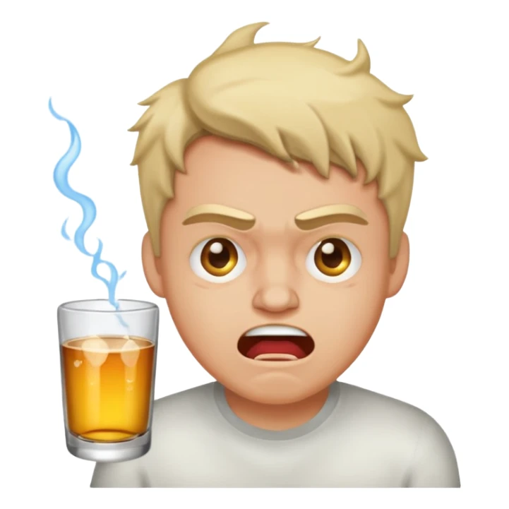 jorgeous drunk happy angry seizure sticker