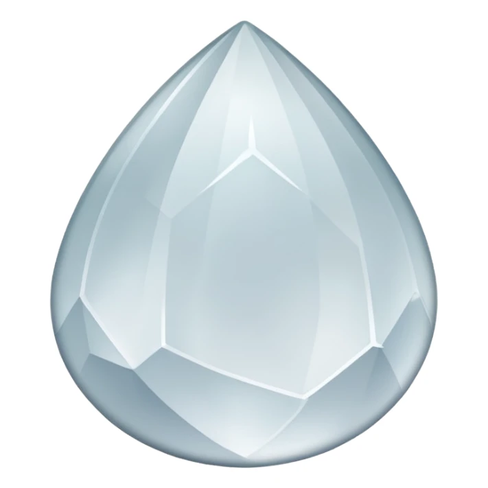 emoji of white quarz sticker