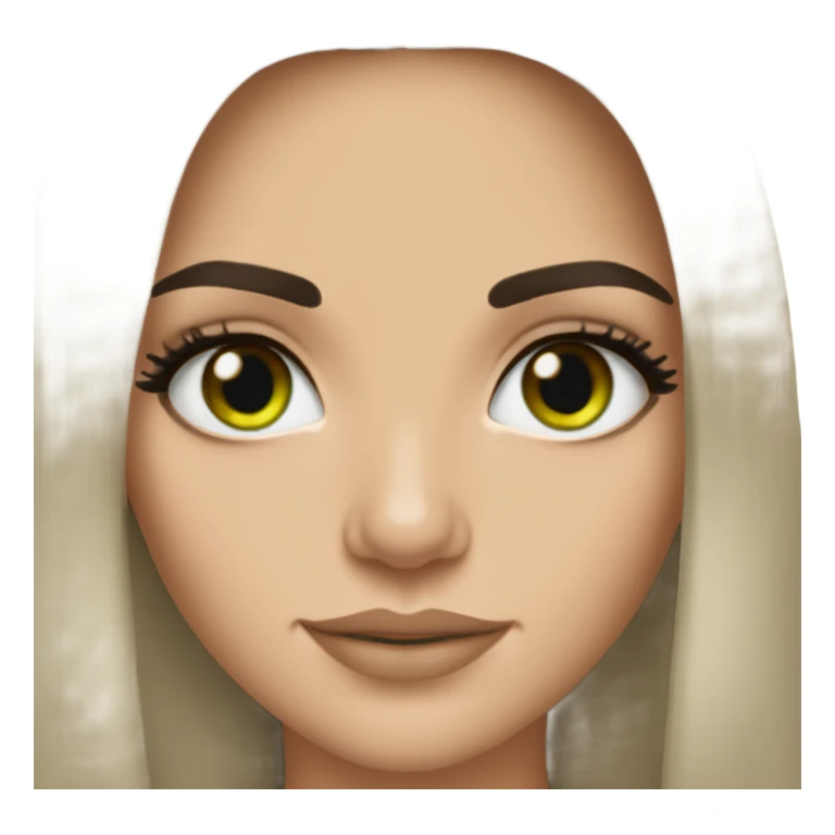 kendall jenner with green eyes and brown hair  sticker