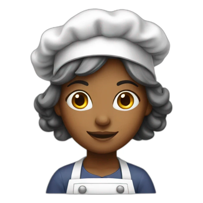 cook girl sticker