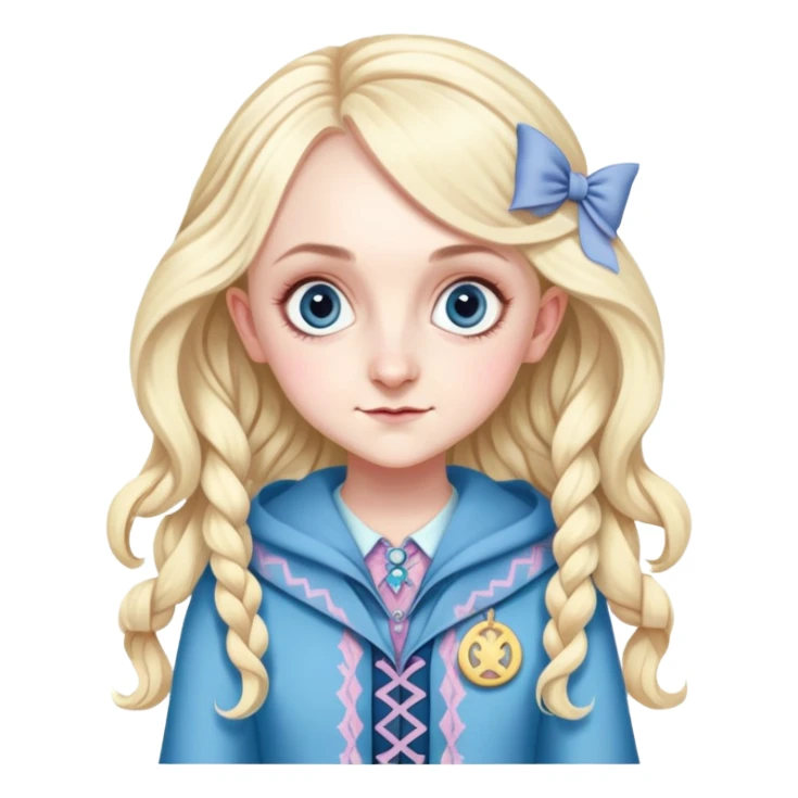 Evanna Lynch is Luna Lovegood in harry potter sticker