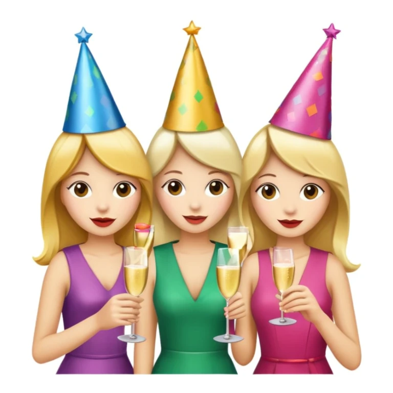 girls party in club sticker